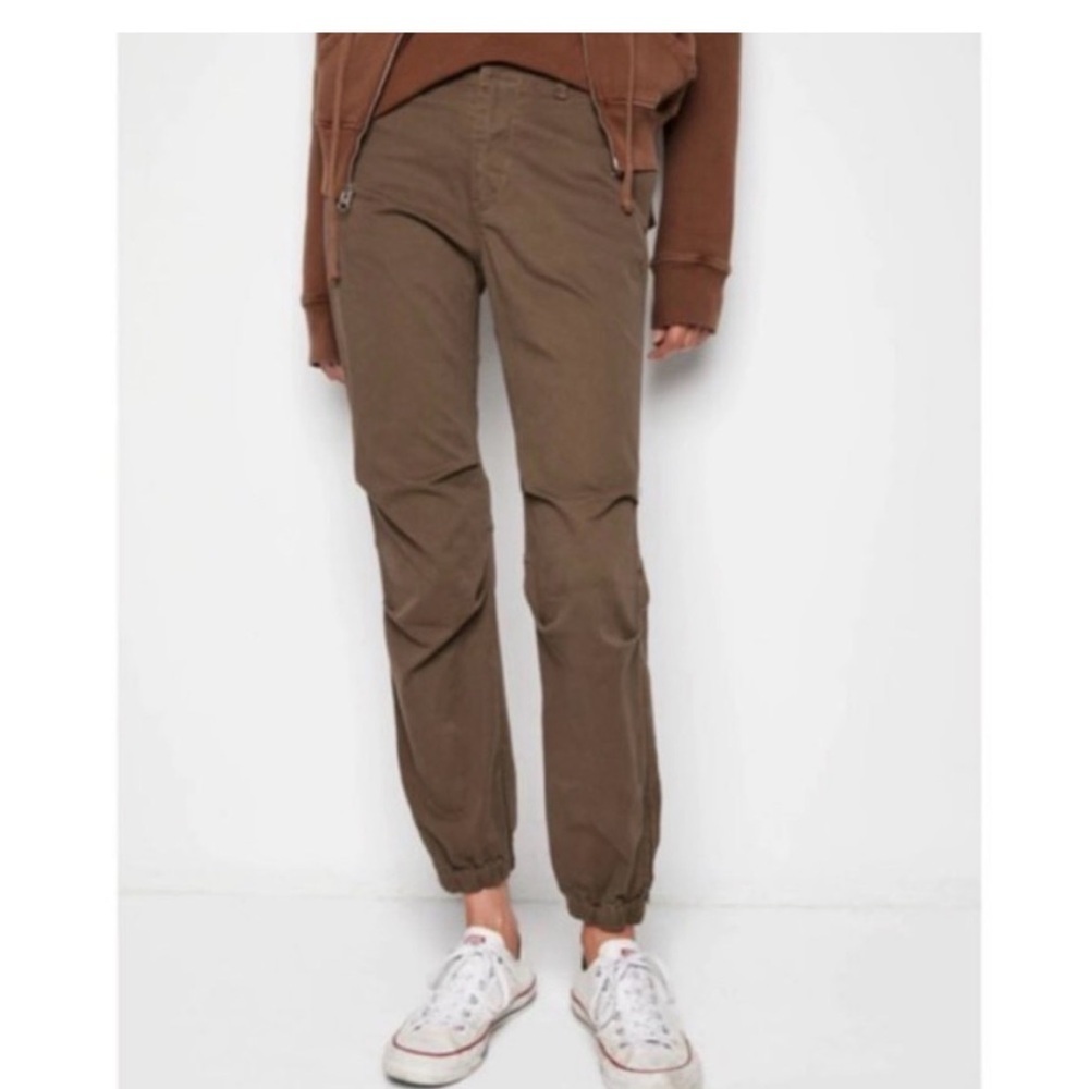 Nili Lotan French Military Jogger Pants brown women size 2